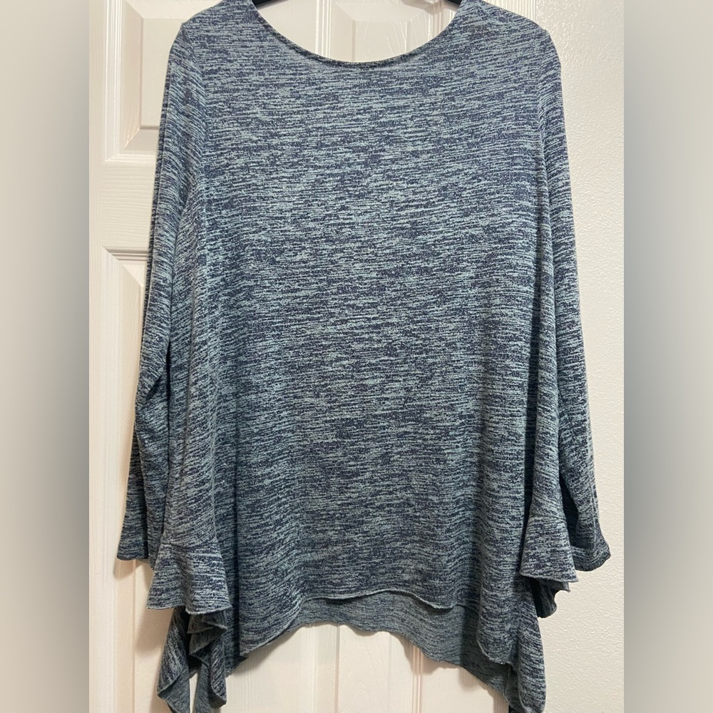 NIC + ZOE BLUE XL TOP